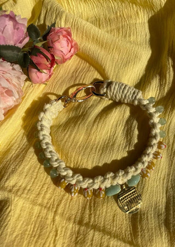 Pet collar "GEORGES" Aventurine